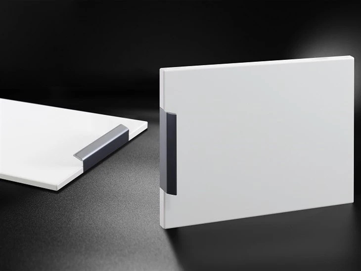 High Gloss Arc Angle Aluminium Edge Acrylic Cabinet Door (3)