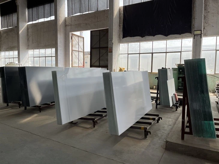 Matte Plain Color 2mm Silk Screen Printing Glass (2)